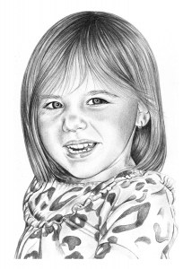 Pencil Portrait of Granddaughter