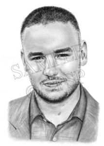 Pencil Portrait of Liam Payne